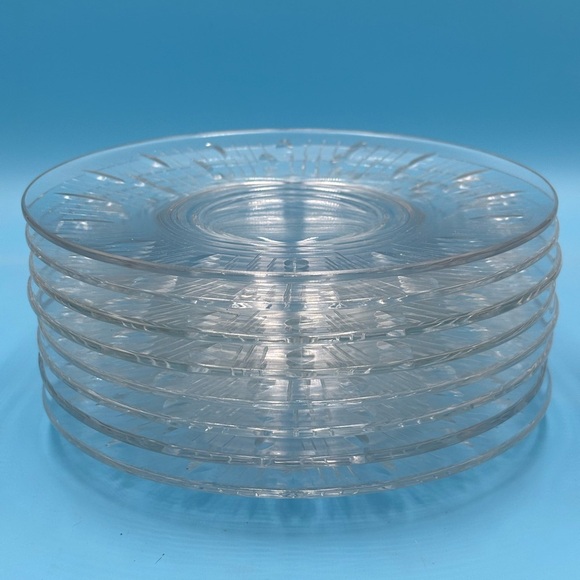 Vintage Phillips Cut Glass Co. Montreal, Canada. 6 Wine Goblets. 20 Piece Set. - Picture 6 of 10